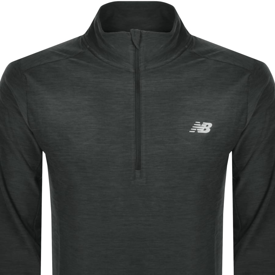 New Balance Quarter Zip Track Top Black | Mainline Menswear